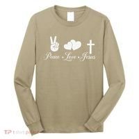 Peace Love Jesus - Christian Christ Long Sleeve Shirt thumb 0