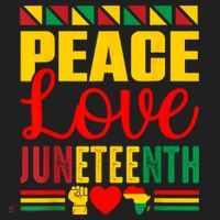 Peace Love & Juneteenth June 19th Freedom Day Hat thumb 2