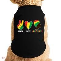 Peace Love Juneteenth Doggie Tank thumb 0