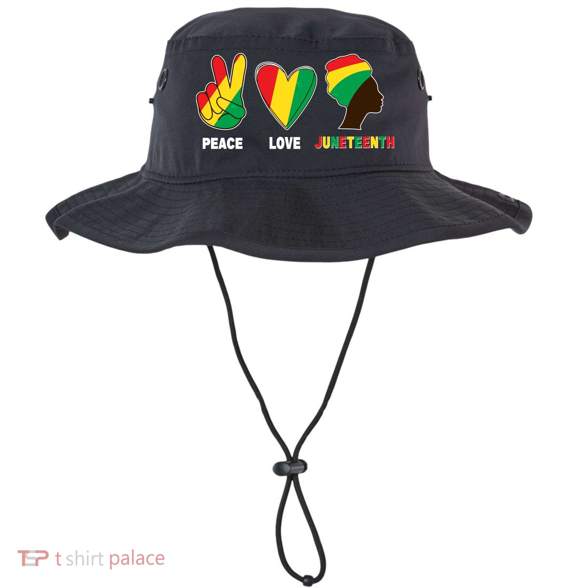 Peace Love Juneteenth Bucket Hat