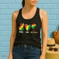 Peace Love Juneteenth Women's Tank Top thumb 2