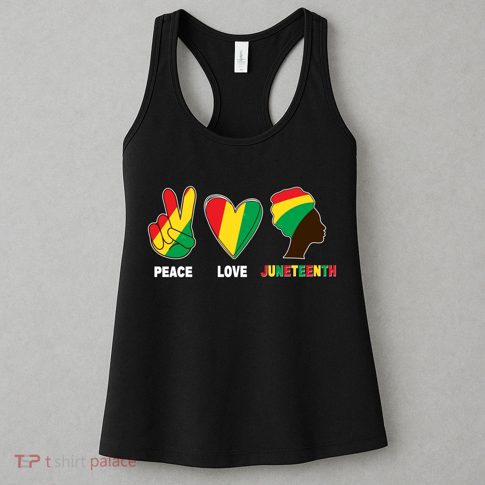 Peace Love Juneteenth Women's Tank Top