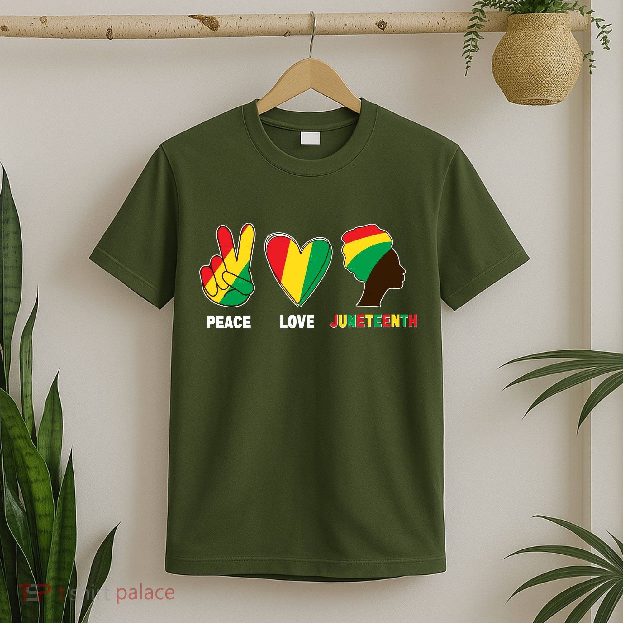 Peace Love Juneteenth T-Shirt