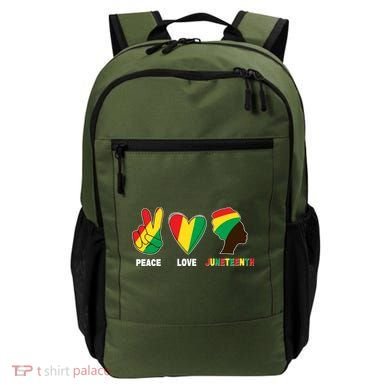 Peace Love Juneteenth Backpack