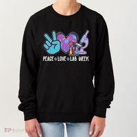 Peace Love Lab Week Science Fan Women's Sweatshirt thumb 0