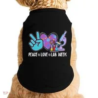 Peace Love Lab Week Science Fan Doggie Tank thumb 0