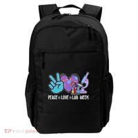 Peace Love Lab Week Science Fan Backpack thumb 0