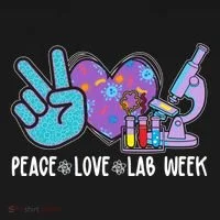 Peace Love Lab Week Science Fan Bucket Hat thumb 4