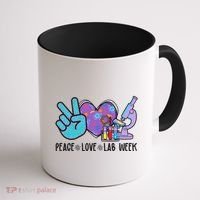 Peace Love Lab Week Science Fan Coffee Mug thumb 1