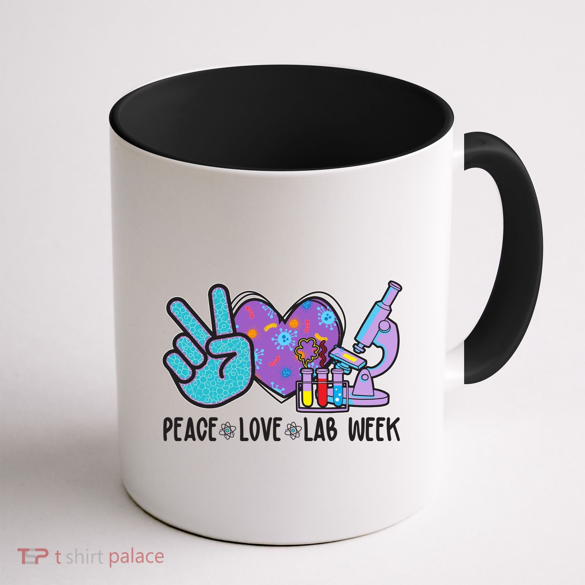 Peace Love Lab Week Science Fan Coffee Mug