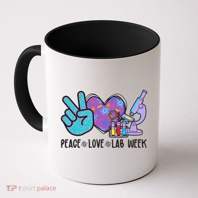 Peace Love Lab Week Science Fan Coffee Mug