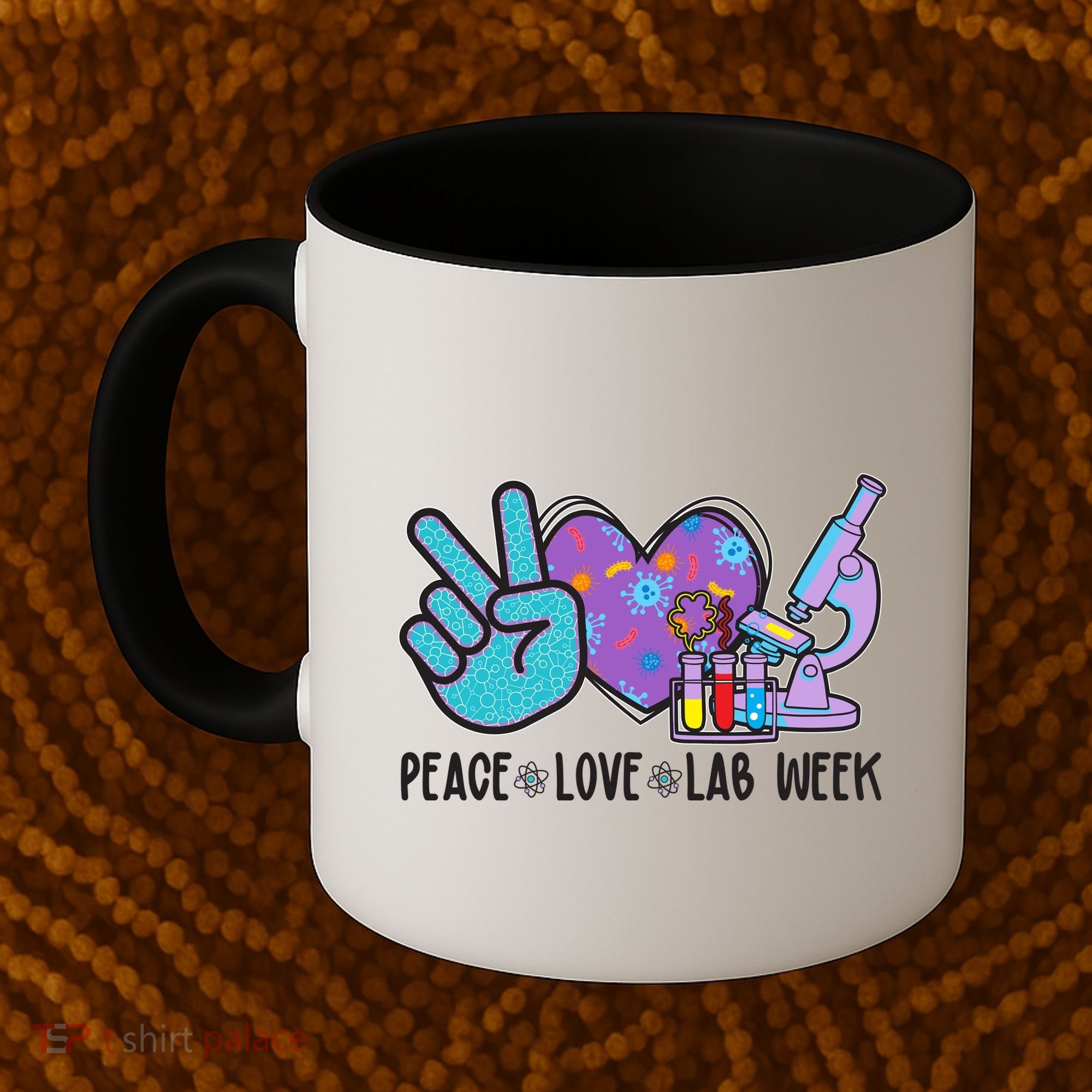 Peace Love Lab Week Science Fan Coffee Mug