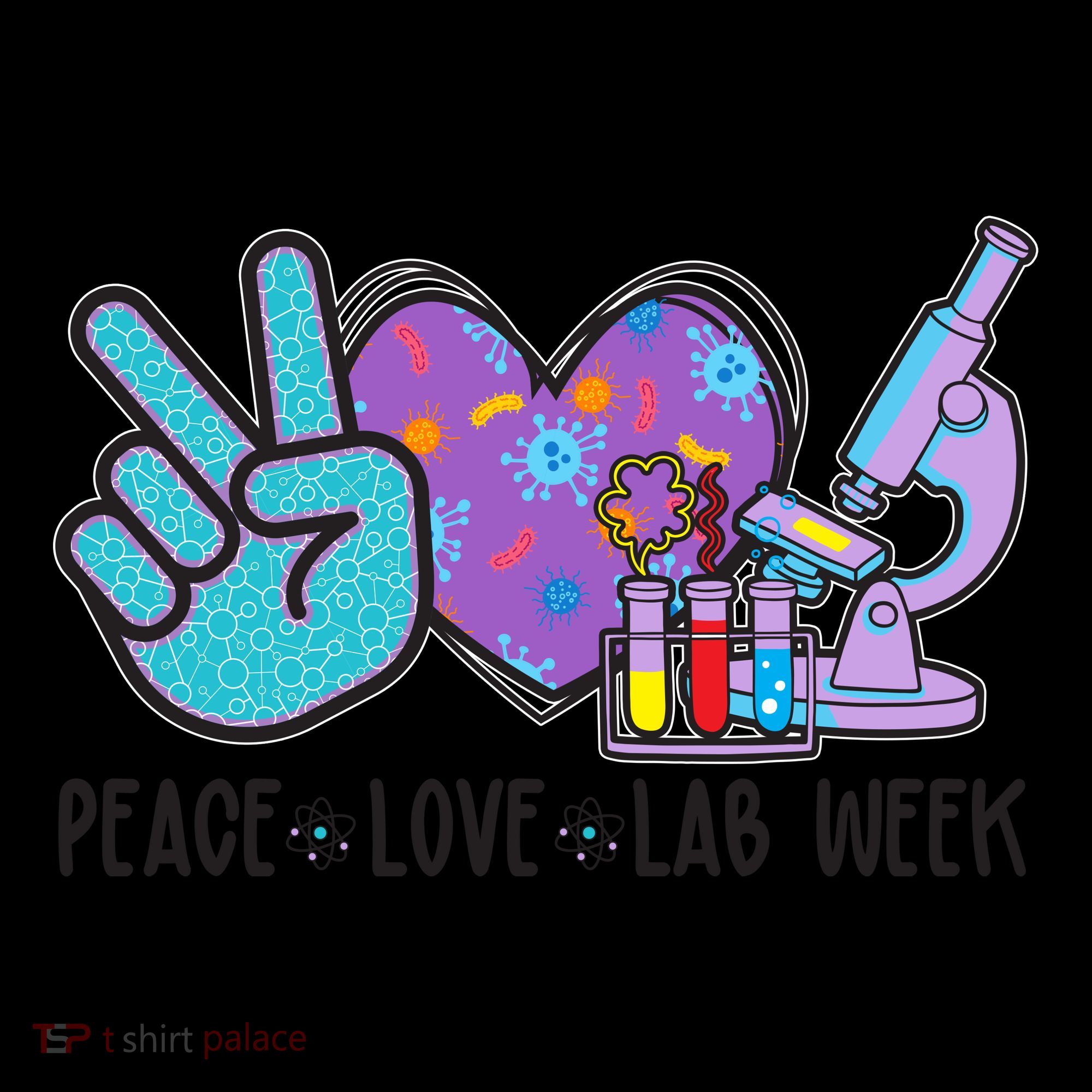 Peace Love Lab Week Science Fan Coffee Mug