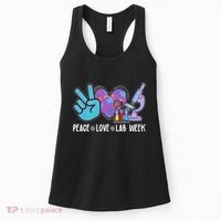 Peace Love Lab Week Science Fan Women's Tank Top thumb 0