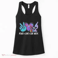 Peace Love Lab Week Science Fan Women's Tank Top thumb 0