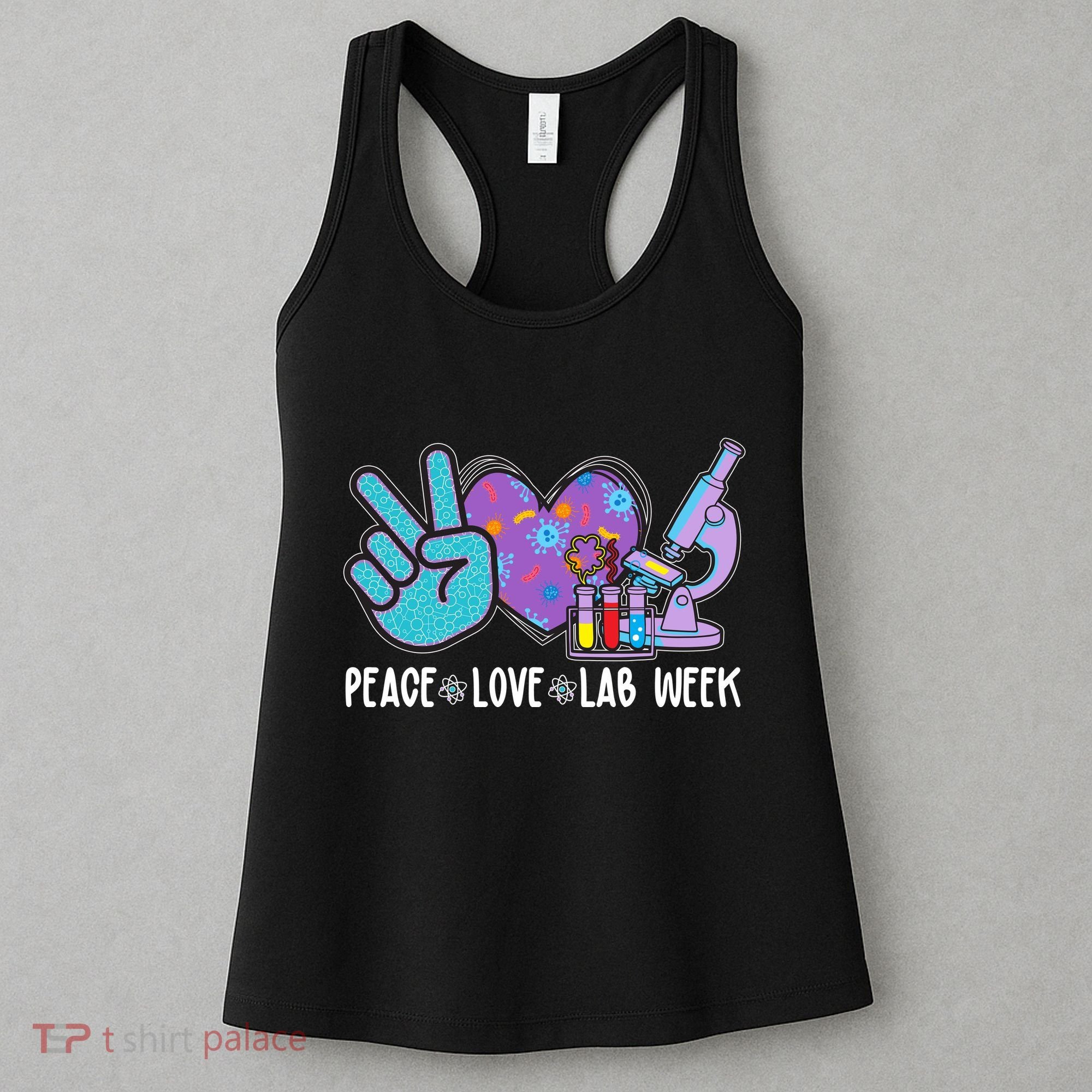 Peace Love Lab Week Science Fan Women's Tank Top
