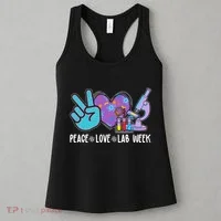 Peace Love Lab Week Science Fan Women's Tank Top thumb 3