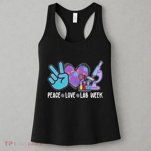 Peace Love Lab Week Science Fan Women's Tank Top