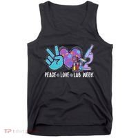 Peace Love Lab Week Science Fan Tank Top thumb 0