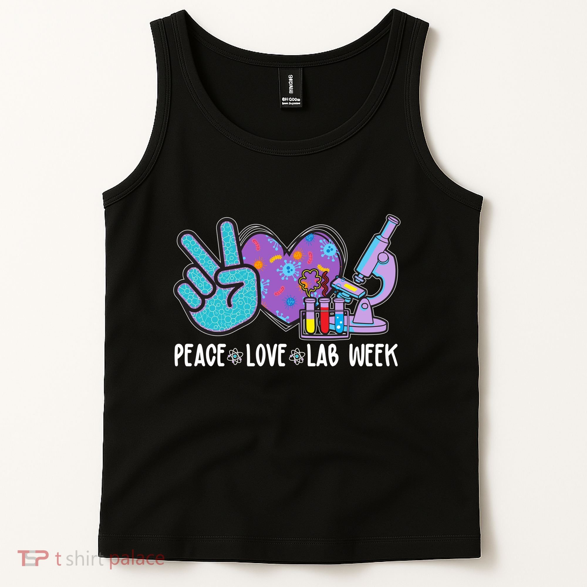 Peace Love Lab Week Science Fan Tank Top