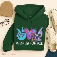 Peace Love Lab Week Science Fan Hoodie thumb 4