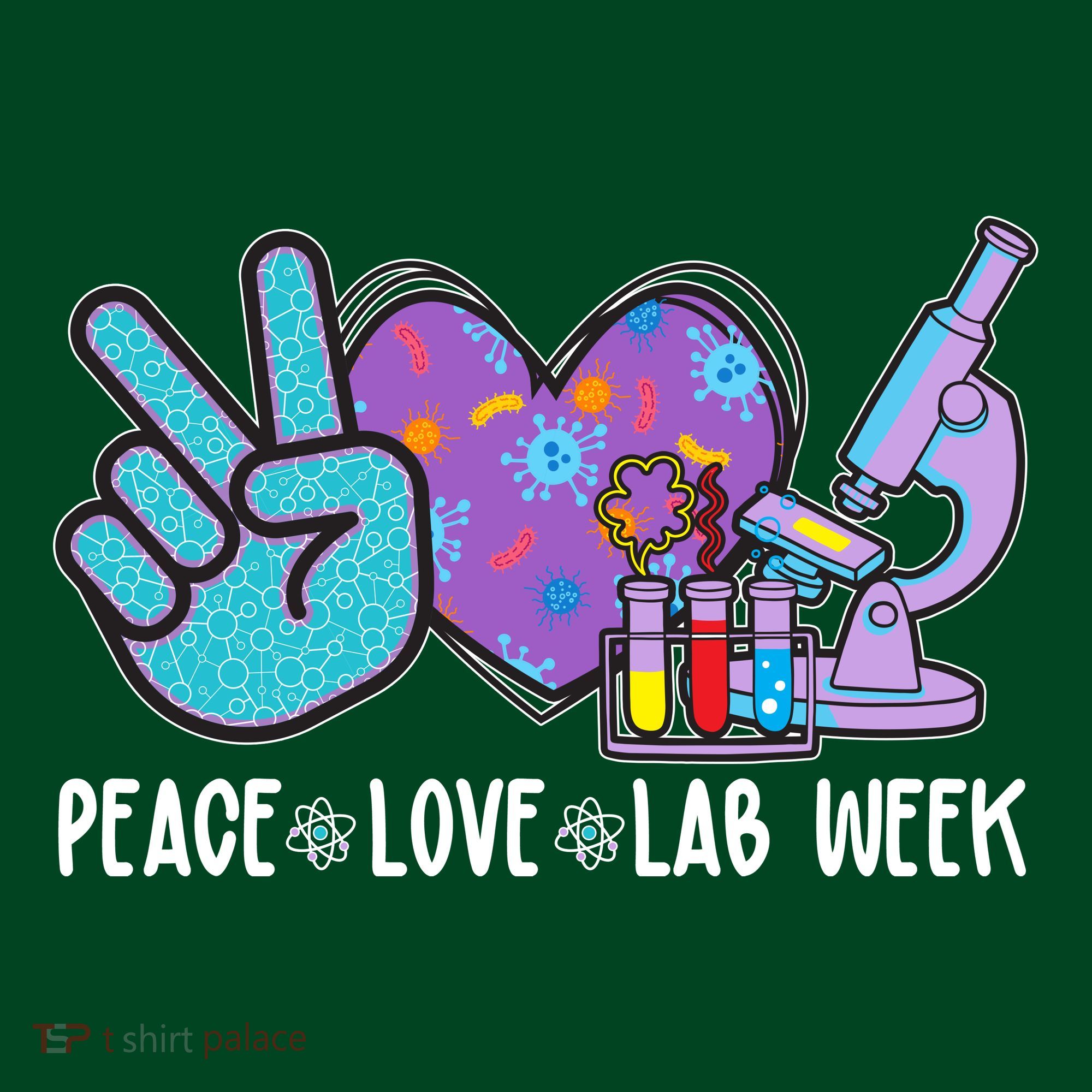 Peace Love Lab Week Science Fan Hoodie