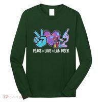 Peace Love Lab Week Science Fan Long Sleeve Shirt thumb 0