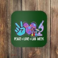 Peace Love Lab Week Science Fan Coaster thumb 0
