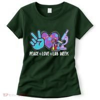 Peace Love Lab Week Science Fan Women's T-Shirt thumb 0