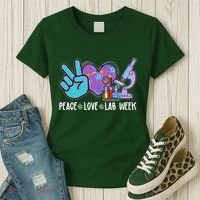 Peace Love Lab Week Science Fan Women's T-Shirt thumb 3
