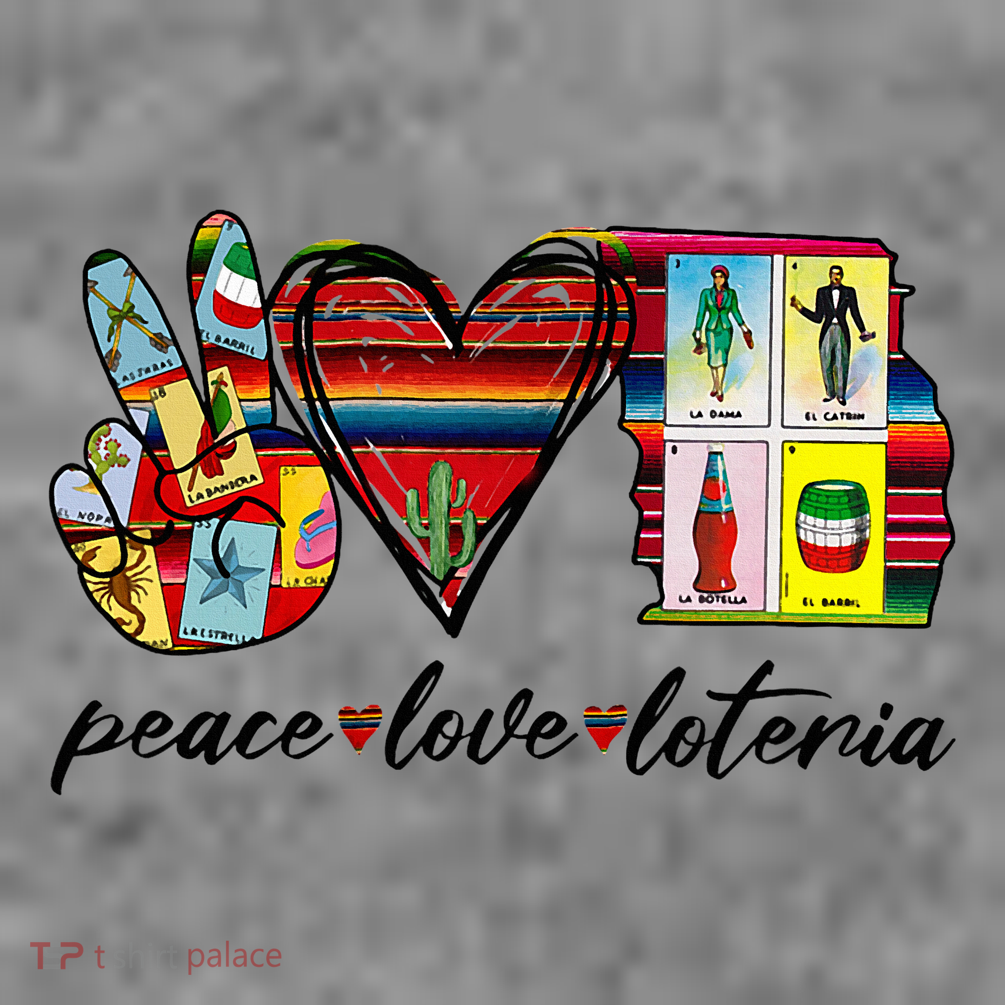 Peace Love Lottery Mexican Bingo Cards Latina Power Mexicana Toddler Hoodie