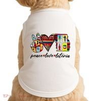 Peace Love Lottery Mexican Bingo Cards Latina Power Mexicana Doggie Tank thumb 0