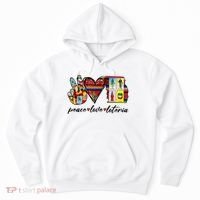 Peace Love Lottery Mexican Bingo Cards Latina Power Mexicana Hoodie thumb 0