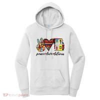 Peace Love Lottery Mexican Bingo Cards Latina Power Mexicana Women's Hoodie thumb 0
