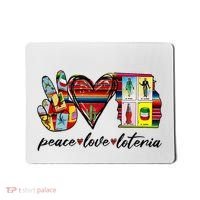 Peace Love Lottery Mexican Bingo Cards Latina Power Mexicana Mousepad thumb 0