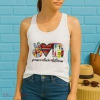 Peace Love Lottery Mexican Bingo Cards Latina Power Mexicana Women's Tank Top thumb 2