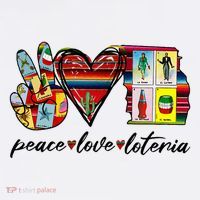 Peace Love Lottery Mexican Bingo Cards Latina Power Mexicana Women's Tank Top thumb 5