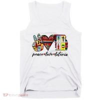 Peace Love Lottery Mexican Bingo Cards Latina Power Mexicana Tank Top thumb 0