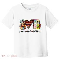 Peace Love Lottery Mexican Bingo Cards Latina Power Mexicana Toddler T-Shirt thumb 0