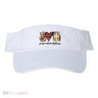 Peace Love Lottery Mexican Bingo Cards Latina Power Mexicana Visor thumb 0