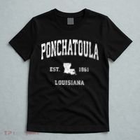 Ponchatoula Louisiana La Vintage Athletic T-Shirt thumb 5