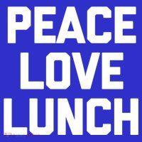 Peace Love Lunch Gift Funny Saying Sarcastic Humor Food Great Gift Sweatshirt thumb 3