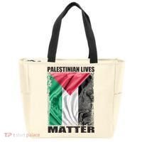 Palestinian Lives Matter Free Palestine Flag Palestinian Tote Bag thumb 0