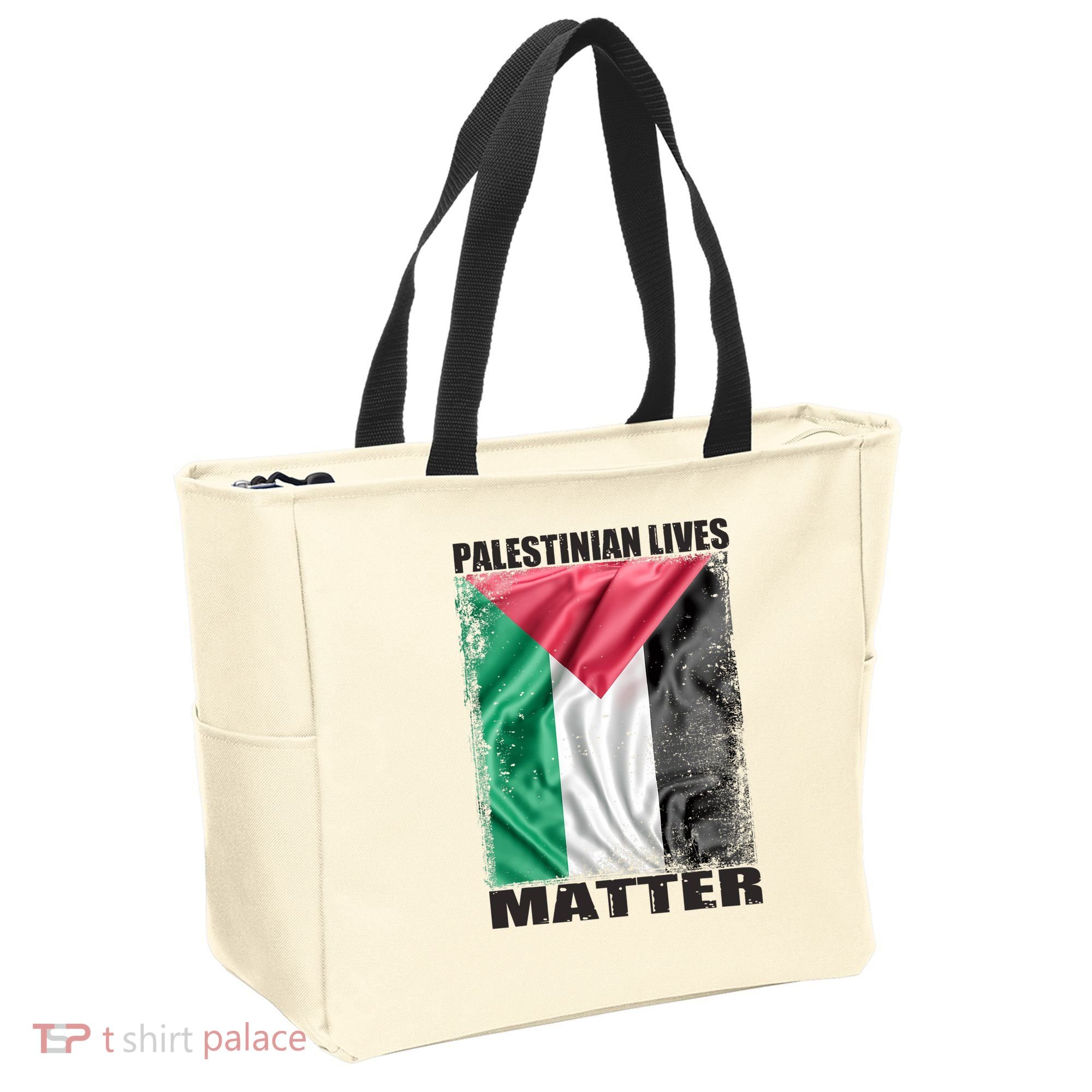 Palestinian Lives Matter Free Palestine Flag Palestinian Tote Bag