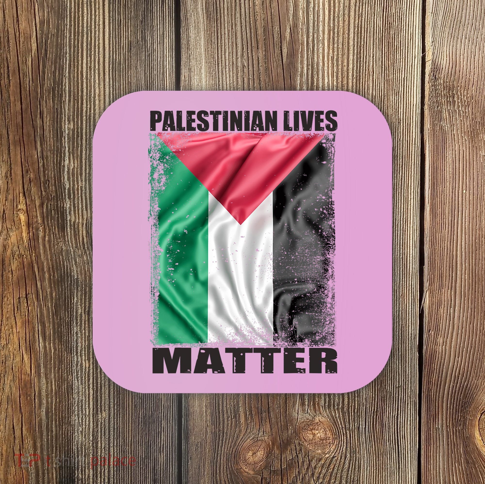 Palestinian Lives Matter Free Palestine Flag Palestinian Coaster