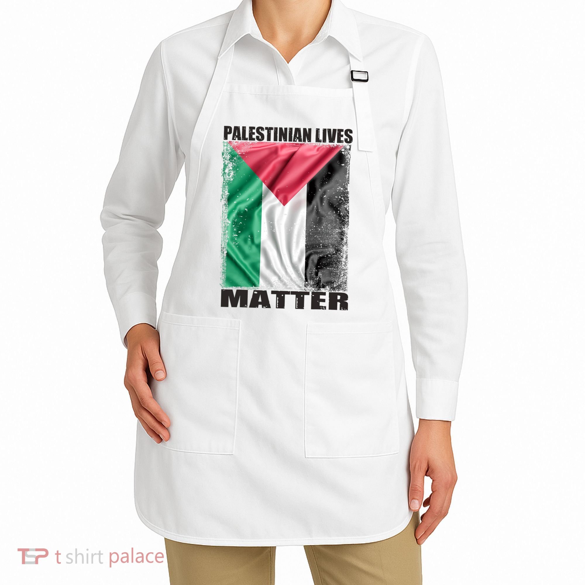 Palestinian Lives Matter Free Palestine Flag Palestinian Apron