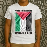 Palestinian Lives Matter Free Palestine Flag Palestinian T-Shirt thumb 3