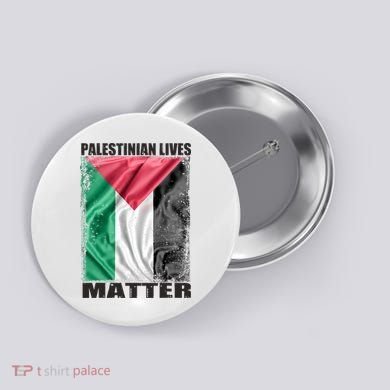 Palestinian Lives Matter Free Palestine Flag Palestinian Button