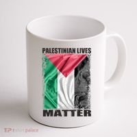 Palestinian Lives Matter Free Palestine Flag Palestinian Coffee Mug thumb 1