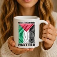 Palestinian Lives Matter Free Palestine Flag Palestinian Coffee Mug thumb 3